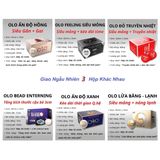 [Tặng 1 Hộp 10C] Bao Cao Su Olo Feeling Ultra Thin Hương Vani, Bcs Siêu Mỏng Nhiều Gel Bôi Trơn
