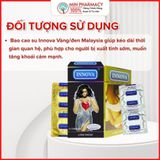 Bao cao su Innova Vàng/đen Malaysia Gân gai, Kéo dài thời gian (hộp 12 cái)