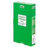 Bao cao su Sagami Xtreme Type E Green, siêu mỏng, có gai li ti, ôm sát giúp tạo cảm giác - hộp 10 cái