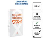 Bao Cao Su Siêu mỏng Sagami Nhật Bản tùy chọn phân loại hộp 10 chiếc đủ mẫu