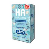 Bao cao su hộp 36 chiếc XTOY HA Ultra thin, 2000mg bôi trơn gốc nước, siêu mỏng