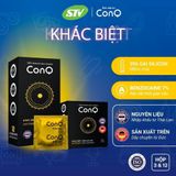 Combo 2 hộp 12 bao cao su siêu mỏng CONQ khác biệt gân gai làm tăng hưng phấn, giữ lửa cuộc yêu size 52mm
