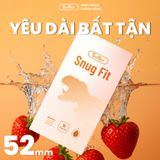 Bao Cao Su TeeRex Snug Fit Siêu Mỏng, Siêu Ôm Sát Size 49mm Phân Loại Hộp 3/10