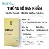 Bao cao su size nhỏ 45mm SMALL siêu mỏng nhiều gel có hai kểu dáng trơn và gai  hộp 10 cái