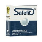 Bao cao su SafeFit Comfortable S52, siêu mỏng, chống xuất tinh sớm, kéo dài thời gian quan hệ