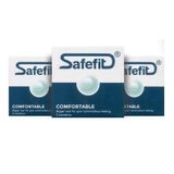 Bao cao su SafeFit Comfortable S52, siêu mỏng, chống xuất tinh sớm, kéo dài thời gian quan hệ