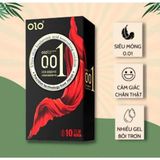 [COMBO 4 HỘP 40 CÁI] Bao cao su cao cấp OiO kéo dài thời gian, siêu mỏng, gân gai, truyền nhiệt - Hộp 10 cái 40 cái