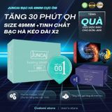 COMBO 3 hộp Bao cao su Siêu mỏng JUNCAI 001 Spearmint Hương bạc hà Nhiều gel Hộp 10 bcs size 49mm