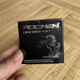 Bao cao su Rocmen đen Long Shock 4 in 1 kéo dài thời gian quan hệ (Hộp 3 cái) HÀNG CHUẨN LOẠI 1