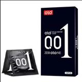 Bao cao su OLO 001 siêu mỏng, nhiều gel bôi trơn - Hộp 10 bao