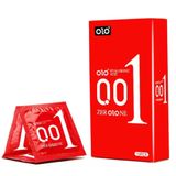 Bao cao su OLO 001 siêu mỏng, nhiều gel bôi trơn - Hộp 10 bao