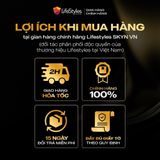 [MUA 3 TẶNG 1] Bao cao su siêu mỏng LifeStyles SKYN ELITE non-latex không mùi cao su Hộp 3 bcs