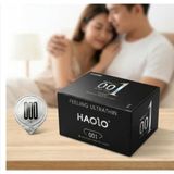 [MUA 1 TẶNG 1] Bao cao su HAOLO siêu mỏng 0.01 bcs gân gai kéo dài thời gian nhiều gel bôi trơn cao cấp