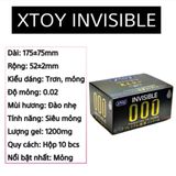 Bao cao su XTOY nhiều phân loại siêu mỏng, kéo dài thời gian, gai, nhiều gel bôi trơn - Hộp 10 bcs