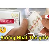 Bao Cao Su Sagami 0.01 Nội Địa Nhật Bản (Hộp 5 Chiếc) Che Tên Sản Phẩm (Date 2029)
