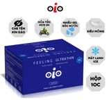 Bao cao su size lớn OIO 55mm siêu mỏng 001 nhiều gel bôi trơn kéo dài thời gian Hộp 10 BCS