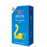 Bao cao su size lớn 55mm XL 001 hộp 10 cái, bcs size lớn siêu mỏng 0.01mm kéo dài thời gian quan hệ