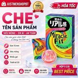 Bao Cao Su Siêu mỏng ôm sát Sagami Miracle Fit - size 51mm