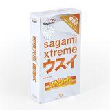 [HÀNG CHÍNH HÃNG] Bao Cao Su Sagami Xtreme Superthin Nhật Bản Siêu Mỏng - Hộp 10 Chiếc