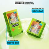 Combo 2 hộp/3 hộp Bao Cao Su PLAYAH Super Invisible Siêu Mỏng Hộp 10 bao size 52mm
