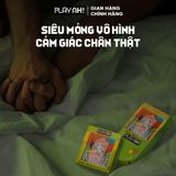 Combo 2 hộp/3 hộp Bao Cao Su PLAYAH Super Invisible Siêu Mỏng Hộp 10 bao size 52mm