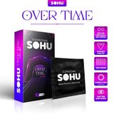 Bao Cao Su SOHU Over Time - Kéo Dài Thời Gian, Nhiều Gel Bôi Trơn, Bao Cao Su Siêu Mỏng size 52mm
