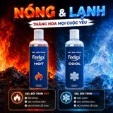 Gel bôi trơn Feelex Hot tăng khoái cảm cho nữ nhờ hiệu ứng Nóng cực trơn và lâu khô - Chai 250ml