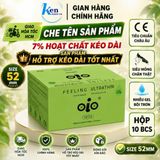 Bao cao su siêu mỏng oio 4in1 hỗ trợ kéo dài thời gian cuộc vui chống xuất tinh sớm nhiều gel bôi trơn hộp 10 bcs