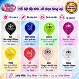 [CHE TÊN 100%] BCS Bao Cao Su OIO Trắng Size Nhỏ 49mm Siêu Mỏng Ôm Sát Chống Tuột Nhiều Gel Hộp 10 Cái