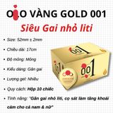 Bao cao su OiO 001 Feeling Ultrathin - Siêu mỏng - Nhiều gel  - Kéo dài thời gian - Hộp 10 cái