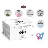 [HỎA TỐC- Che Tên] Bao cao su gai kéo dài thời gian OiO siêu mỏng 001 trơn nhiều gel bôi trơn chống xuất tinh sớm