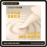 (Che Tên) Máy Liếm Điểm G Và Âm Vật Svakom Licksy - Đầu Lưỡi Xoay 360°, Điều Khiển App Cao Cấp Bảo Đảm