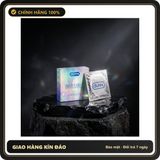 Bao cao su Durex Invisible siêu mỏng hộp 3 chiếc chính hãng - siêu mỏng 0.04mm, hộp 3 cái, có hương thơm - giao hàng che tên kín đáo