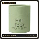 (Che Tên) Bao Cao Su Siêu Mỏng PlayAh! Her Feel Ultra Thin 0.03mm - Hộp 10 Cái - Hàng Mới Về