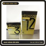 (Che Tên) Bao cao su Kimono siêu mỏng 0.02mm, chứa vitamin B, không mùi, bôi trơn tự nhiên - Hộp 3-12c Giao Nhanh Toàn Quốc