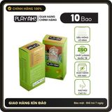 (Che Tên) Bao Cao Su PlayAh Super Invisible Siêu Mỏng/ Nhiều Gel/ Kéo Dài Thời Gian/ Có Gai Hộp 10 size 52mm Chuẩn Auth