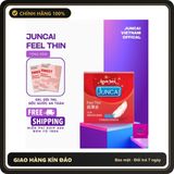 (Che Tên) Bao cao su JUNCAI 003 Feel Thin siêu mỏng ôm sát cảm giác như thật, bcs nhiều gel bôi trơn cho cuộc yêu, Hộp 3 chiếc Hộp Trắng Kín