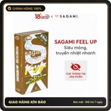 (Che Tên) Bao cao su SAGAMI Xtreme Superthin - BCS latex mỏng - kiểu dáng truyền thống - 01 Hộp Cao Cấp Bảo Đảm