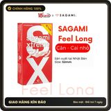 (Che Tên) Bao cao su SAGAMI Xtreme Superthin - BCS latex mỏng - kiểu dáng truyền thống - 01 Hộp Cao Cấp Bảo Đảm