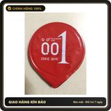 (Che Tên) Bộ 2 hộp 20 chiếc bao cao su 001, bcs 001 đỏ truyền nhiệt, lửa băng kéo dài thời gian, size 52mm - Hàng Mới Về