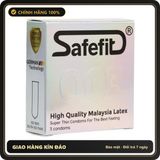 (Che Tên) Bao cao su Safefit Siêu Mỏng 003 hộp 12 cái Giao Nhanh Toàn Quốc