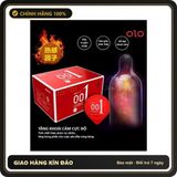 (Che Tên) Bao cao su OLO 0.01 đỏ siêu mỏng dai nhiều gel bôi trơn truyền nhiệt cảm giác như thật hộp 10bcs Hỗ Trợ 24/7