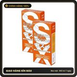 (Che Tên) Bao Cao Su Siêu mỏng ôm sát cao cấp Sagami Xtreme Orange - Nhật Bản (Hộp 10C) Chuẩn Auth