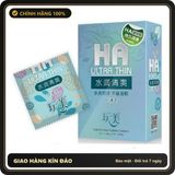 (Che Tên) Bao Cao Su HA Siêu Mỏng, Nhiều gel - Bcs Gia Đình, Nhiều Gel Bôi Trơn, Size 52mm Vừa Vặn Chuẩn Auth