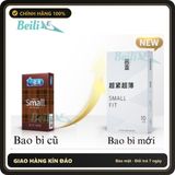 (Che Tên) Bao cao su size nhỏ 45mm SMALL siêu mỏng nhiều gel có hai kểu dáng trơn và gai hộp 10 cái Cao Cấp Bảo Đảm