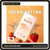 (Che Tên) Bao Cao Su TeeRex Snug Fit Siêu Mỏng, Siêu Ôm Sát Size 49mm Phân Loại Hộp 3/10 Giao Nhanh Toàn Quốc