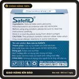 (Che Tên) Bao cao su SafeFit Comfortable S52, siêu mỏng, chống xuất tinh sớm, kéo dài thời gian quan hệ Cao Cấp Bảo Đảm