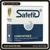(Che Tên) Bao cao su SafeFit Comfortable S52, siêu mỏng, chống xuất tinh sớm, kéo dài thời gian quan hệ Cao Cấp Bảo Đảm