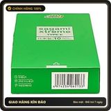 (Che Tên) Bao cao su Sagami Xtreme Type E Green, siêu mỏng, có gai li ti, ôm sát giúp tạo cảm giác - hộp 10 cái Hỗ Trợ 24/7