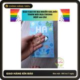 (Che Tên) Bao cao su nội địa trung nhiều gel HA Ultra thin hộp 100 cái, chính hãng date xa Hộp Trắng Kín